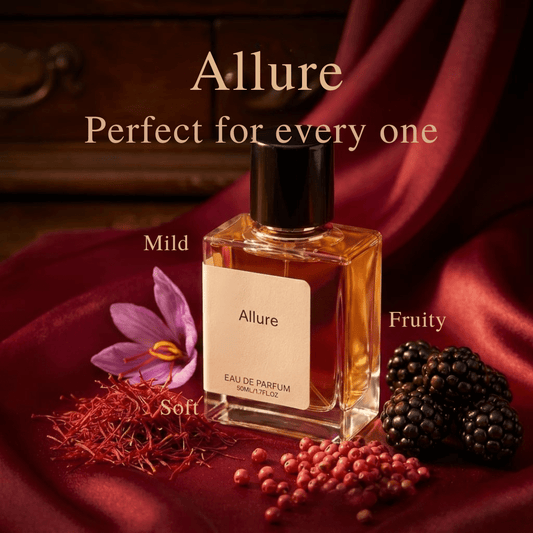 Allure Unisex Perfume 50ml | Saffron Leather Sandalwood Fragrance – OGHVY - oghvy