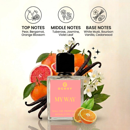 My Way Women's Perfume 50ml | Floral Vanilla Long Lasting Fragrance.
