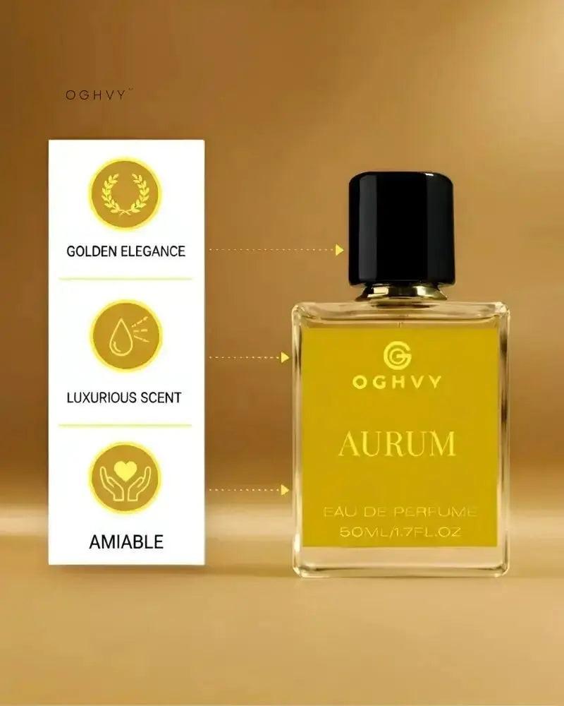 Aurum Unisex Perfume 50ml | Woody Floral Luxury Fragrance – OGHVY.