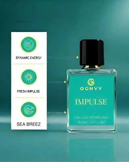 Impulse Men's Perfume 50ml | Woody Aquatic Long Lasting Fragrance – OGHVY.