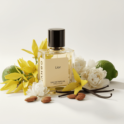 Lior perfume Vanilla & Almond Perfume for Women 50ml | Sweet Floral Fragrance.