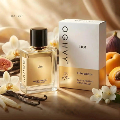 Lior perfume Vanilla & Almond Perfume for Women 50ml | Sweet Floral Fragrance.