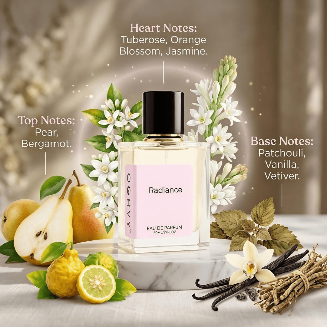 Radiance Perfume for Women 50ml | White Floral Long Lasting Fragrance – OGHVY.